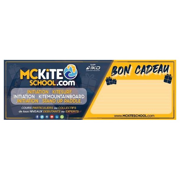 Chèque / Carte Cadeau Mckiteschool