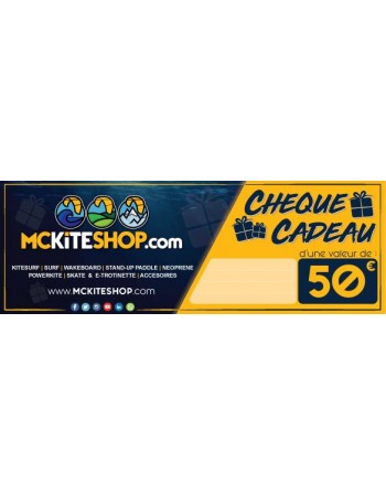 Cheque cadeau Mckiteshop - Mckite