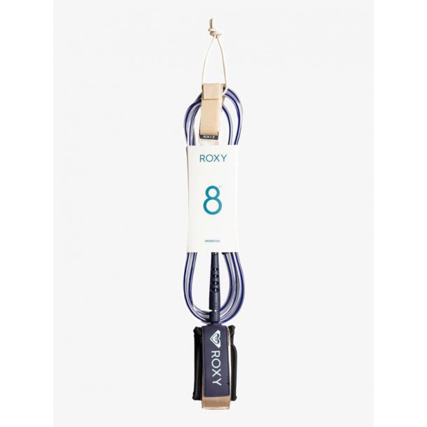 Leash de surf pour Femme Roxy Morotai 8' Deep Blue