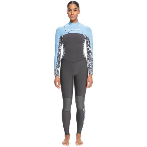 Combinaison Roxy Swell 5-4-3mm Frontzip Bleue