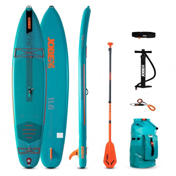 Pack Stand-Up (SUP) Paddle Jobe Duna 11.6 Teal