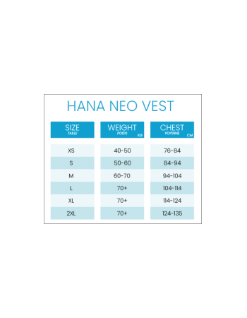 Gilet de Sauvetage Hana Neo Vest 50N - Hana Outdoors