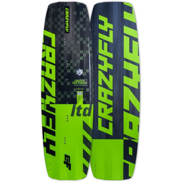 Planche kitesurf Crazyfly Raptor LTD NEON 2024