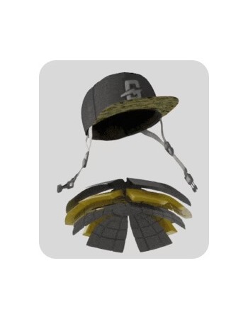 Casquette Casque Bangproof Cap Helmet Black