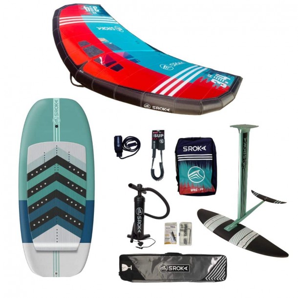 Pack Wing Foil SROKA 2026 Sky Rider – S-Foil Progress 1750 – Wing V4 5m