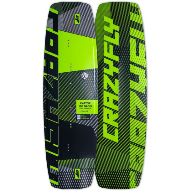 Planche kitesurf Crazyfly Raptor LTD NEON 2025