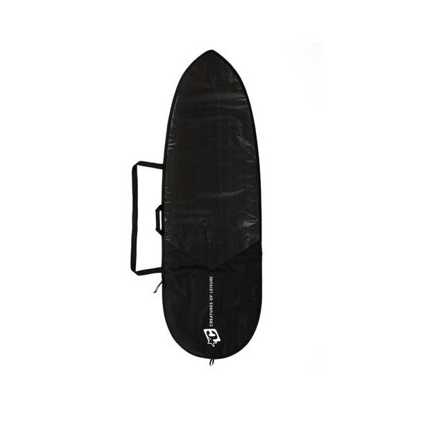 Housse Planche de Surf 6'7" Fish Icon lite black silver