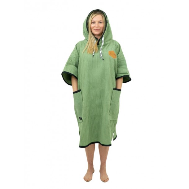 Poncho de Surf, Bain et Plage All-In Smoke Waffle