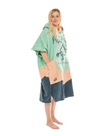 Poncho de Surf, Bain et Plage All-In Modern Aqua