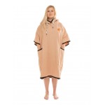 Poncho de Surf, Bain et Plage All-In Dark Pink Waffle