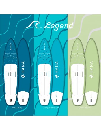 Pack Complet Paddle gonflable 11’2 HANA Legend Olive Green