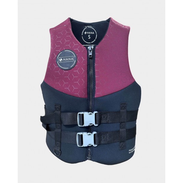 Gilet de Sauvetage Hana Neo Vest 50N Bordeaux Unisexe
