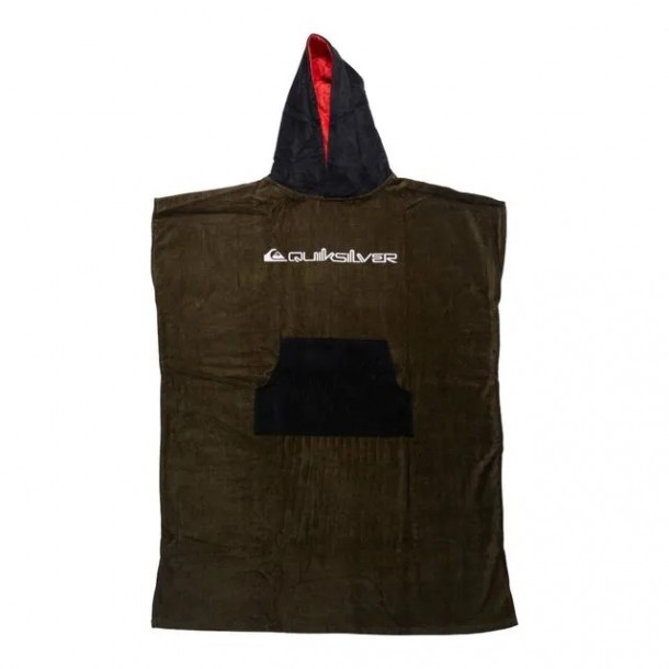 Poncho Surf Quiksilver Marron
