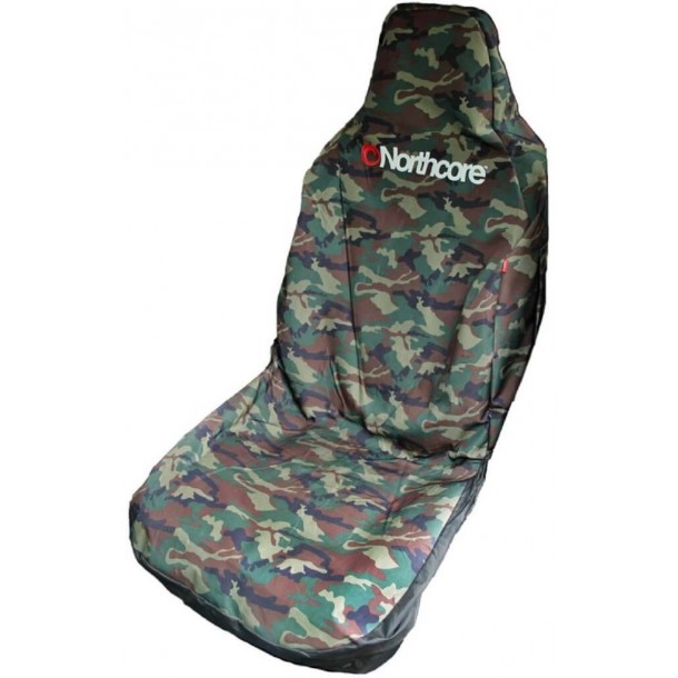 Housse de Siège Auto Etanche Northcore ECO Single Car Van Seat Cover Camouflage