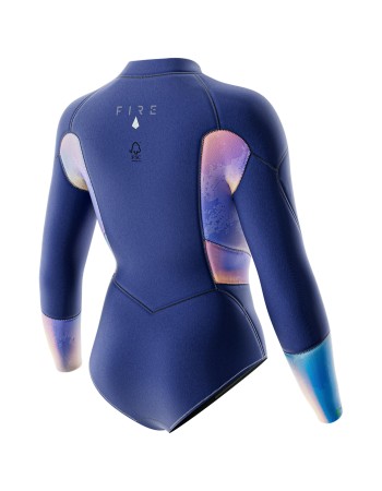 Combinaison Natureprène Prolimit Fire Sunset Shorty Front V-Zip 2/2