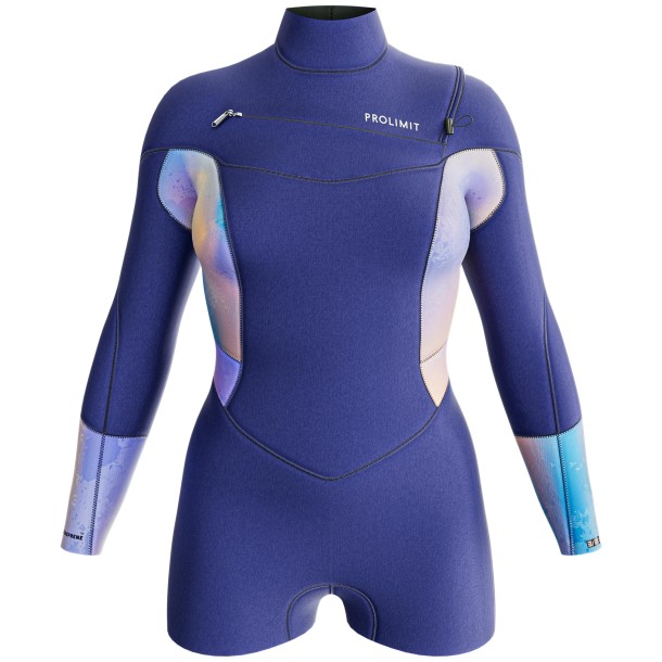 Combinaison Natureprène Femme Prolimit Fire Shorty Sunset 3/2 Free-X Blue