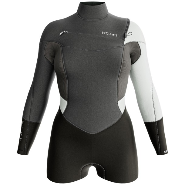 Combinaison Natureprène Femme Prolimit Fire Shorty Sunset 3/2 Free-X Grey