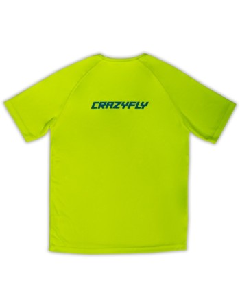T-shirt Quick Dry Crazyfly Active  Manches courtes Green