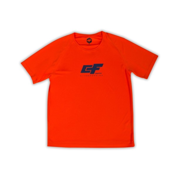 T-shirt Quick Dry Crazyfly Active  Manches courtes Orange