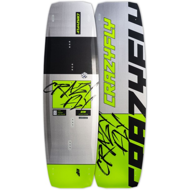 Planche de kitesurf CrazyFly Acton 2026 – Freeride facile et confortable