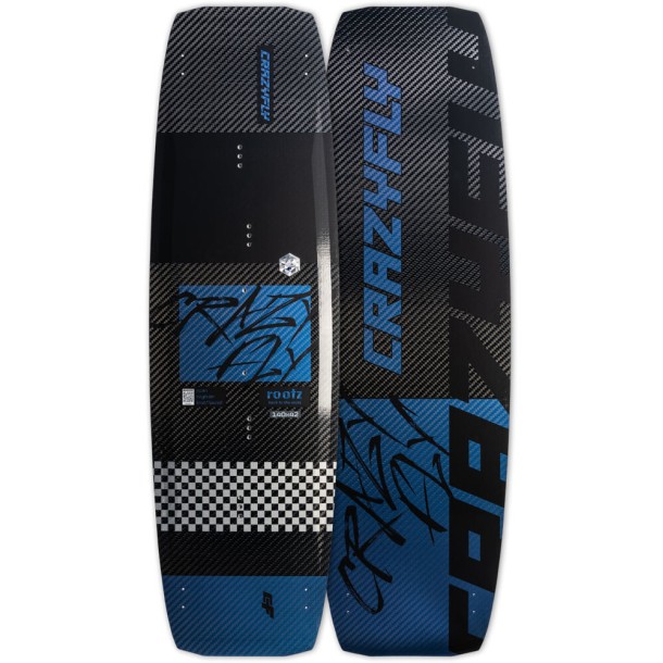 Planche de kitesurf CrazyFly Rootz 2026 – Full carbone freeride