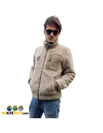 Veste Sherpa MCKITE Écoresponsable Unisexe Beige – Femme & Homme