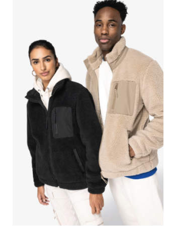 Veste Sherpa MCKITE Écoresponsable Unisexe Black – Femme & Homme