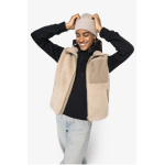 Bodywarmer Mckite écoresponsable en Sherpa unisexe Beige