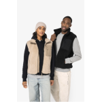 Bodywarmer Mckite écoresponsable en Sherpa unisexe Black