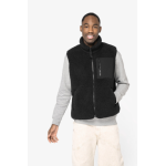 Bodywarmer Mckite écoresponsable en Sherpa unisexe Black