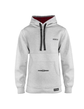 Sweat Néoprène PROLIMIT Loosefit Hoodie Mercury Gris