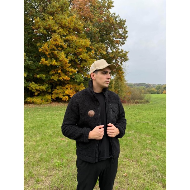 Veste Mckite écoresponsable en Sherpa unisexe Black