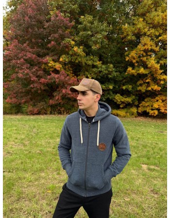 Sweat-shirt vintage zippé à...