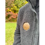 Veste Sherpa MCKITE Écoresponsable Unisexe Black – Femme & Homme