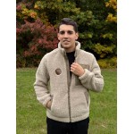 Veste Mckite écoresponsable en Sherpa unisexe Beige