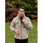 Veste Mckite écoresponsable en Sherpa unisexe Beige