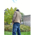 Bodywarmer Mckite écoresponsable en Sherpa unisexe Beige