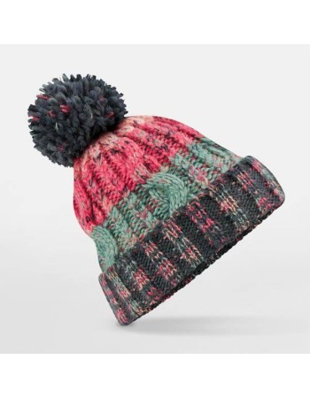 Bonnet Adulte Mckite Bonnet Corkscrew à Pompon