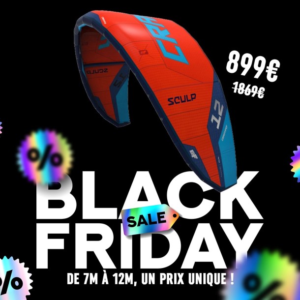 Black Deal Aile de Kitesurf Crazyfly Sculp 2024