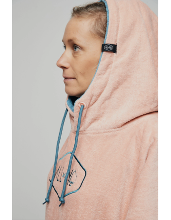 Poncho de Surf, Bain et Plage All-In Coral Blue