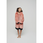 Veste Poncho Plaid Zippé 100% recyclé All-In Terra