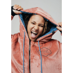 Veste Poncho Plaid Zippé 100% recyclé All-In Terra