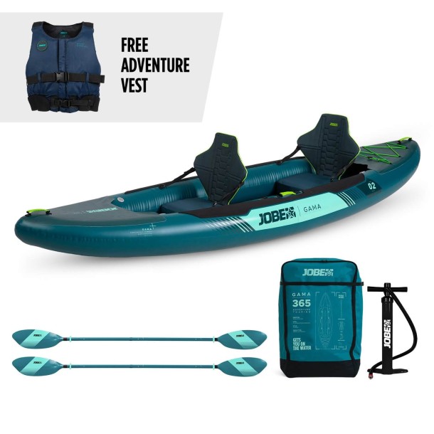 Kayak Gonflable Jobe Gama Atlantic Green