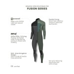 Combinaison Homme Natuprène Prolimit Fusion Freetzip 5/4 Blue