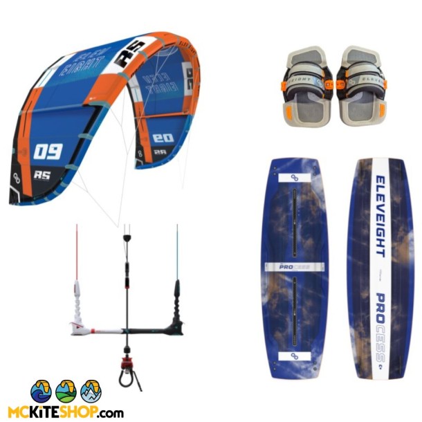 Pack Kitesurf Eleveight RS V10 + Planche Eleveight Process V10
