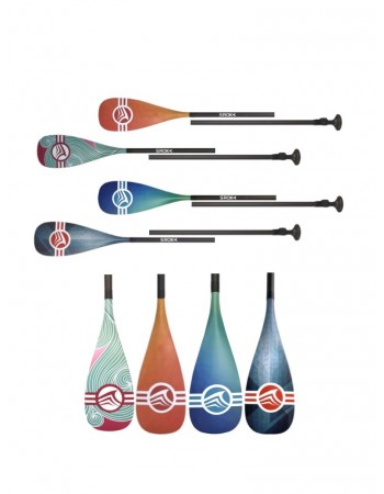 Pagaie Sroka 3 parties 50% Carbone - SROKA Watersports Company