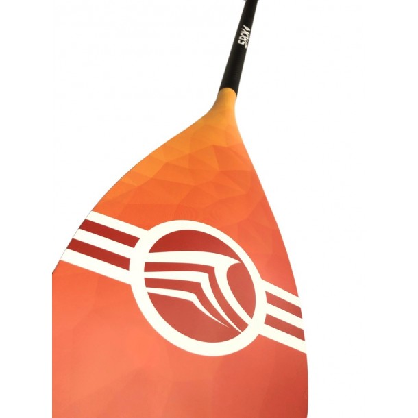 Pagaie Sroka 3 parties 50% Carbone Orange