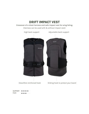 Impact Vest Wing Foil Prolimit Drift Wing impact vest