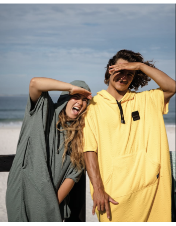 Poncho Surf  Prolimit Waves jaune