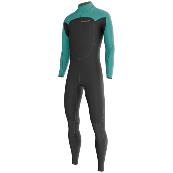 Combinaison Natureprène Enfant  Prolimit  Grommet Steamer V-Zip 5/4 GBS Teal/Black